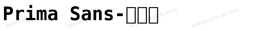 Prima Sans字体转换